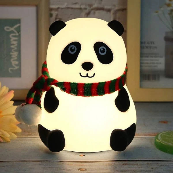 Luminária LED Panda, Cachecol Silicone, Touch Recarregável ( PROMOÇÃO ÚLTIMAS UNIDADES)