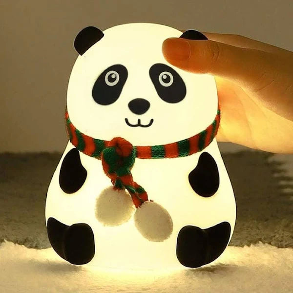 Luminária LED Panda, Cachecol Silicone, Touch Recarregável ( PROMOÇÃO ÚLTIMAS UNIDADES)